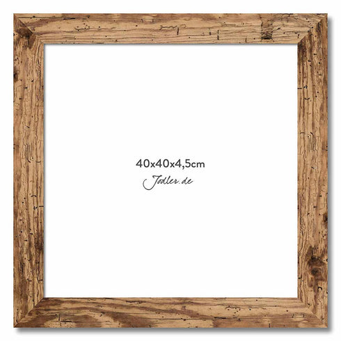 Altholzbilderrahmen 40x40|4,5cm
