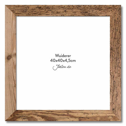 Altholzbilderrahmen 40x40|4,5cm