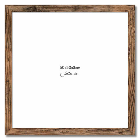 Altholzbilderrahmen 50x50|3cm