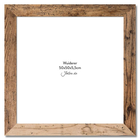 Altholzbilderrahmen 50x50|5,5cm