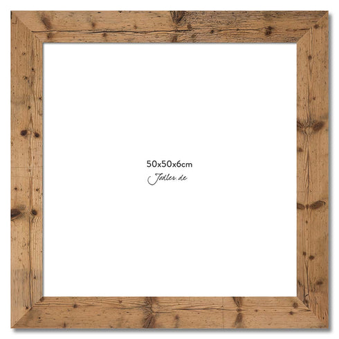 Altholzbilderrahmen 50x50|6cm