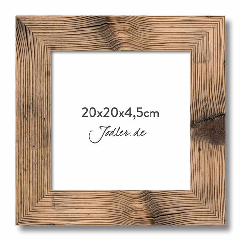Altholzbilderrahmen 20x20|4,5cm