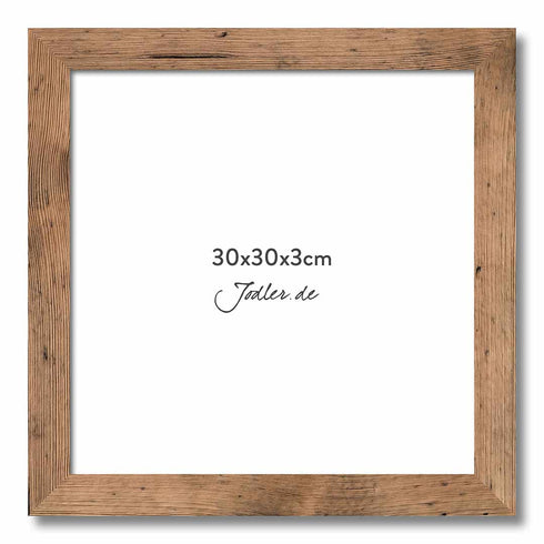 Altholzbilderrahmen 30x30|3cm