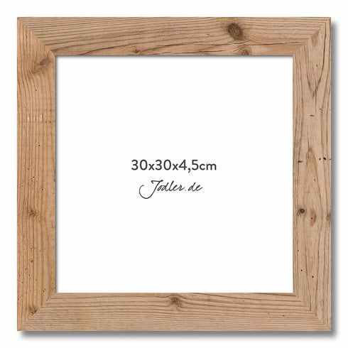 Altholzbilderrahmen 30x30|4,5cm