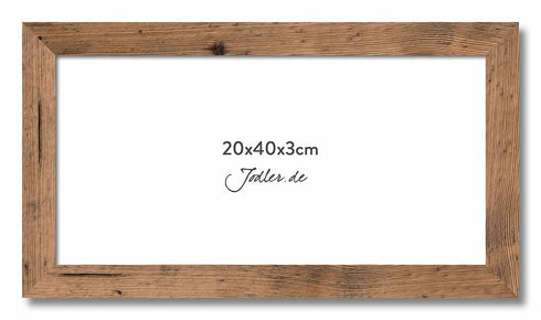 Altholzbilderrahmen 20x40|3cm