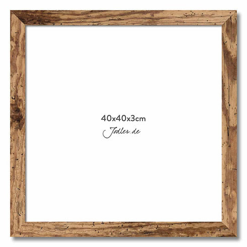 Altholzbilderrahmen 40x40|3cm