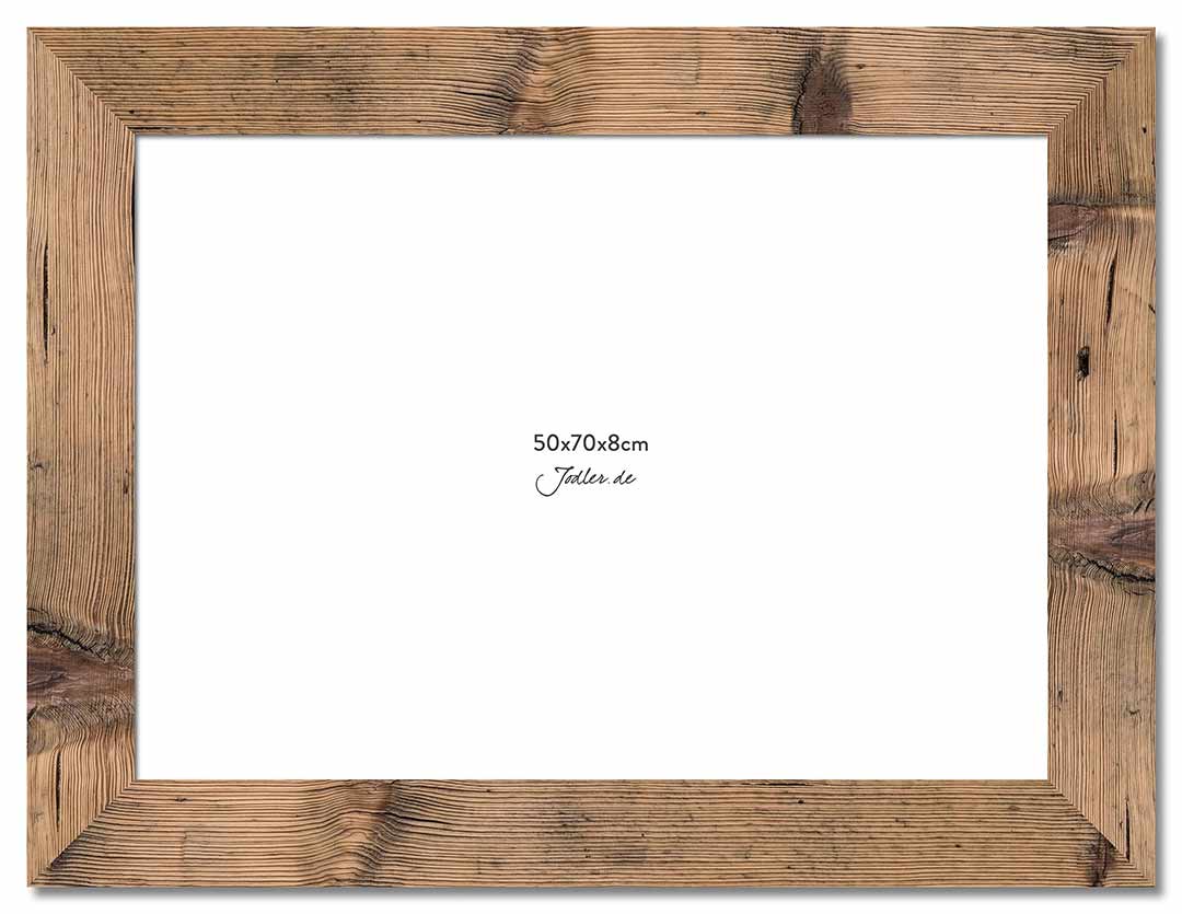 Altholz-Bilderrahmen 50x70cm  handgefertigt von Jodler.de