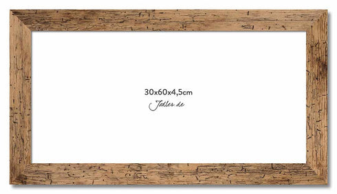 Altholzbilderrahmen 30x60|4,5cm