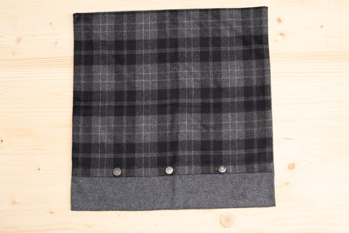 Kissenhülle 47x47cm grau