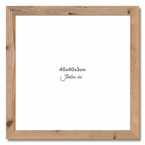 Altholzbilderrahmen 40x40|3cm