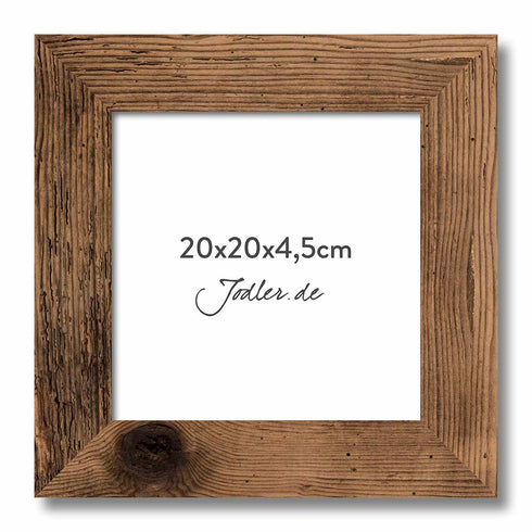 Altholzbilderrahmen 20x20|4,5cm