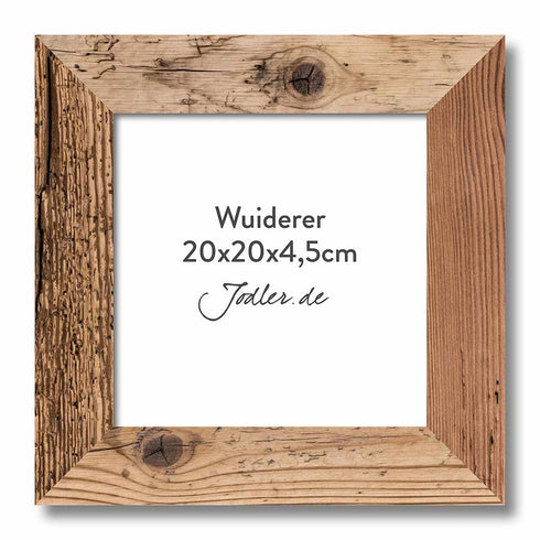 Altholzbilderrahmen 20x20|4,5cm