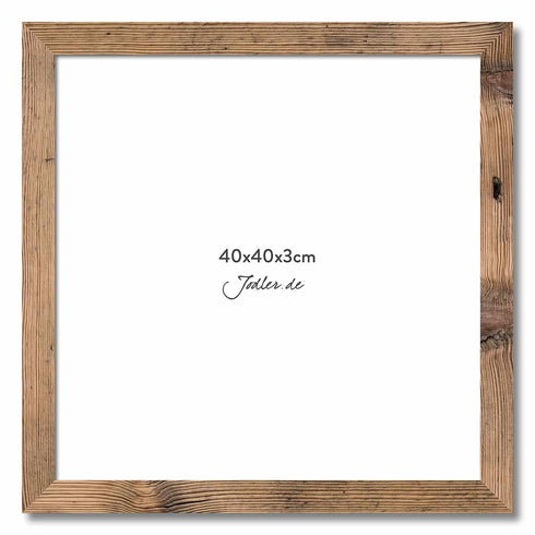 Altholzbilderrahmen 40x40|3cm
