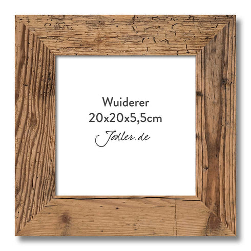 Altholzbilderrahmen 20x20|5,5cm
