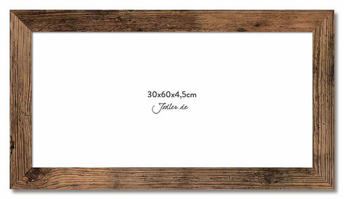 Altholzbilderrahmen 30x60|4,5cm