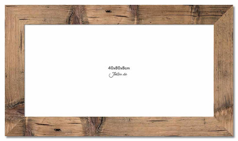 Altholzbilderrahmen 40x80|8cm