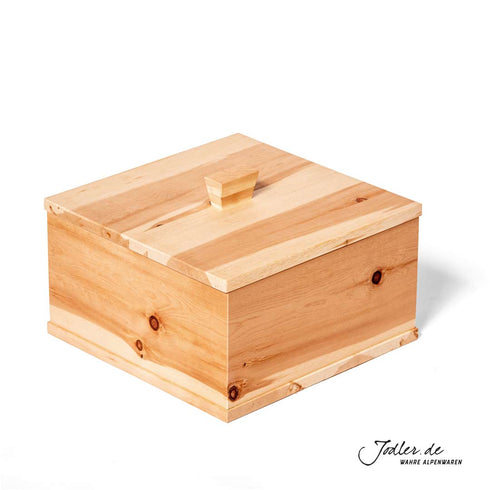 Brotkasten Zirbenholz 30 x 30 x 17 cm
