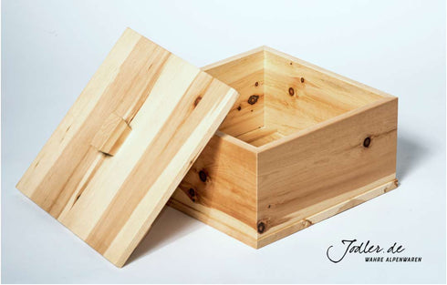 Brotkasten Zirbenholz 30 x 30 x 17 cm